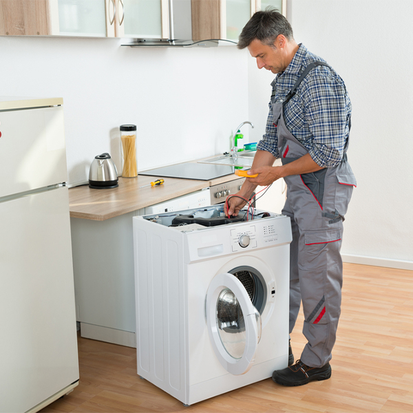 can you walk me through the steps of troubleshooting my washer issue in Parrish